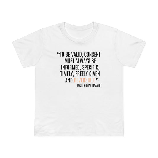 Bashi Kumar-Hazard Strength to Progress Tee - Honouring Voices That Drive Change Collection