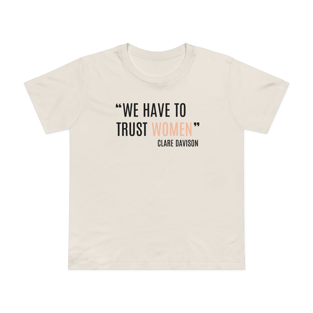 Clare Davison Strength to Progress Tee - Honouring Voices That Drive Change Collection