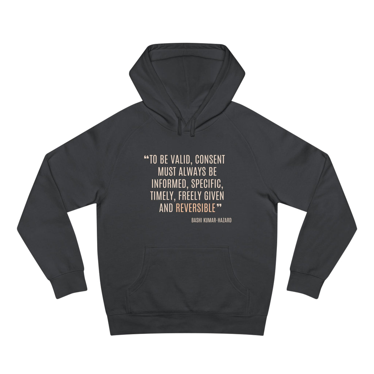 Bashi Kumar-Hazard Strength to Progress Hoodie - Honouring Voices That Drive Change Collection