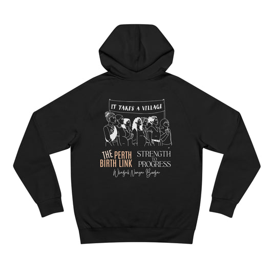 Strength to Progress x The Perth Birth Link Hoodie - It Takes a Village